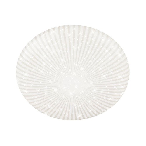 Kruhová - BRILO 3941016 BRILONER Nebo stropní svítidlo pr.38 cm - 20W, 2400lm, LED, hvězdné nebe, s dekorem, bílé 3941016 - foto 1