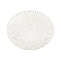 Kruhová - BRILO 3941016 Nebo stropní svítidlo pr.38 cm - 20W, 2400lm, LED, hvězdné nebe, s dekorem, bílé - BRILO