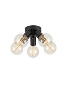 Dekorativní - MAR 108552 Mazzo stropní svítidlo černé 5 lamp - Markslöjd