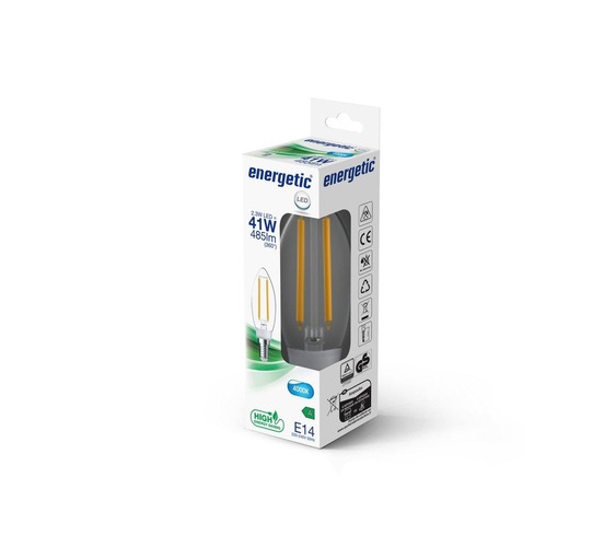 E14 - NOR 5223000421 A-Class E14 C35 485Lm 4000K LED žárovka čirá - NORDLUX - foto 1