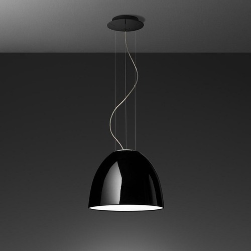 Polokoule - AR A246410 Nur Mini Gloss LED - závěsné - černá - ARTEMIDE - foto 1