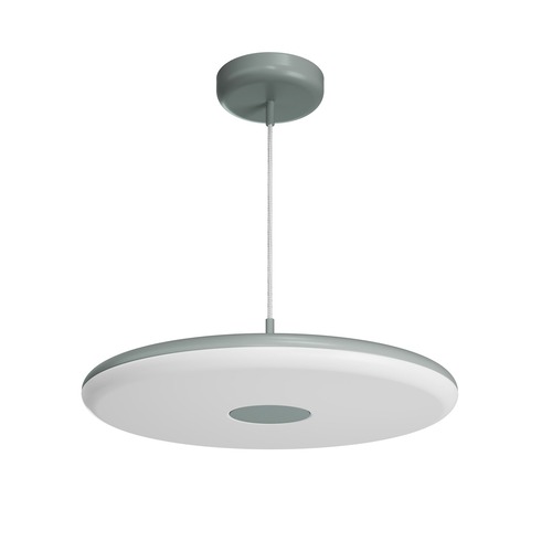 Kruhová - OS ZET60064 ZETA ST2 FP závěsné plastové svítidlo šedá / bílá IP40 3000 K 38W LED - OSMONT - foto 1