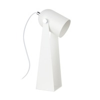 Stolní lampy pracovní - ZUMA 003064-026037 A2056-MWH ARIES stolní pracovní lampa matná bílá/chrom - ZUMALINE