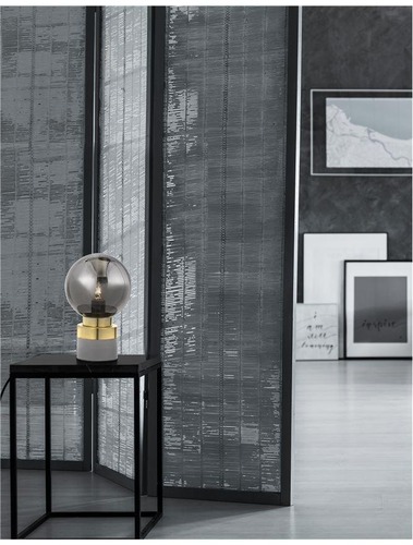 Stolní lampy dekorační - NV 9010264 Stolní lampa JULIET kouřové šedé sklo mosaz a šedá kovová základna E14 1x12W IP20 bez žárovky - NOVA LUCE - foto 1