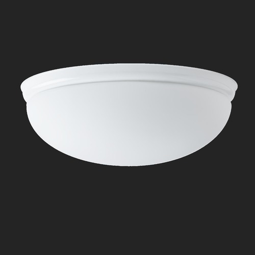 Plafoniéry - OS ALM46175 ALMA D2 stropní/nástěnné skleněné svítidlo bílá IP41 60W E27 HF (původní kód OS 46175) - OSMONT - foto 1