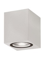 Nástěnná - NV 910041 Venkovní nástěnné svítidlo NERO hliník bílé skleněný difuzor GU10 1x7W 220-240V IP54 bez žárovky světlo dolů - NOVA LUCE