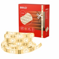 Dekorační - BRILO 2316150 LED pásek, 500 cm, USB, 4W, 500lm, bílé - BRILO