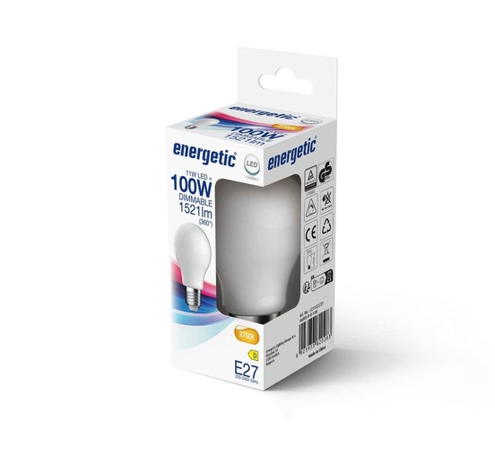 E27 - NOR 5211022721 E27 A60 Dim 2700K 1521lm - NORDLUX - foto 1