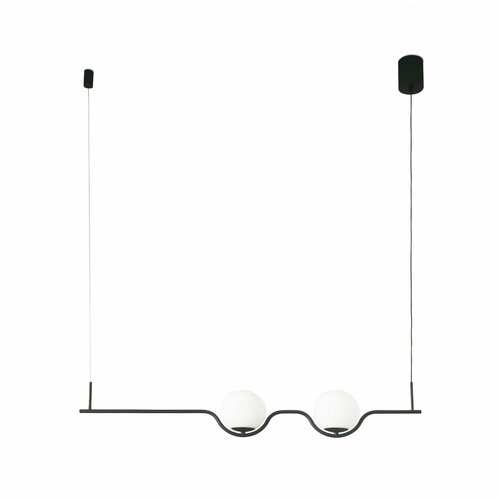 Podélná - FARO 29696 LE VITA závěsné svítidlo, černá - FARO - foto 1