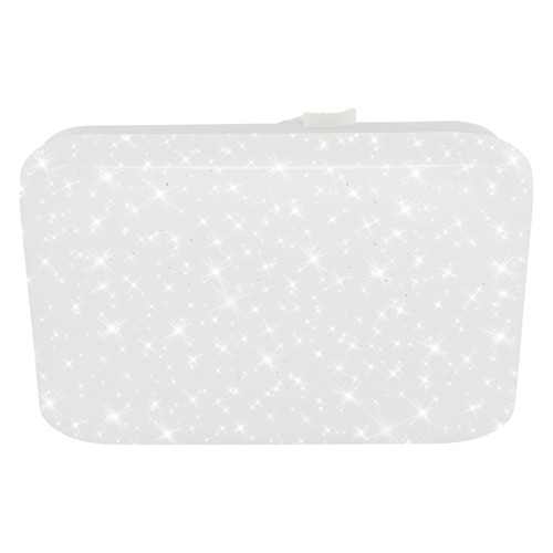 Hranatá - BRILO 3389-016 LED stropní svítidlo hvězdné nebe, 22 cm, 8 W, bílé - BRILO - foto 1