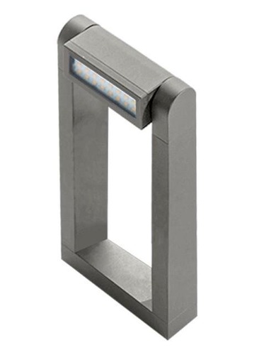 Sloupková - AZZ AZ2129 LED Venkovní sloupkové svítidlo Azzardo Frame spike bright grey AZ2129 8W 800lm 3000K IP54 29cm světle šedé - AZZARDO - foto 1