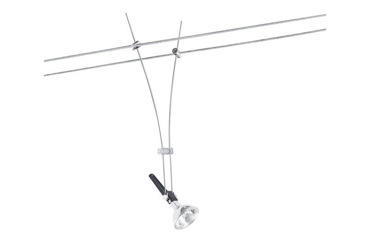 Svítidla - P 9711229 Lankový systém Light&Easy Spot Comet max.1x50W GU5,3 chrom 12V 971.1229 - PAULMANN - foto 1