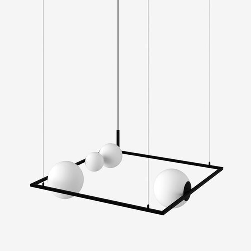 Dekorativní - LU ZL4.L1.P4.45 Závěsné svítidlo PALA LED 26,4W 3000K 3320lm černé - LUCIS - foto 1