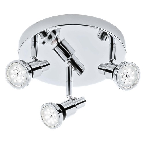 Koupelnová - BRI 2992-038R LED bodové svítidlo pr. 21 cm 3xGU10 4,8W 400lm chrom - BRILONER - foto 1
