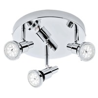 Koupelnová - BRI 2992-038R LED bodové svítidlo pr. 21 cm 3xGU10 4,8W 400lm chrom - BRILONER