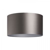 Stínidla, kryty, clony - RED R11585 RON 55/30 stínidlo Monaco holubí šeď / stříbrné PVC max. 23W - RED - DESIGN RENDL