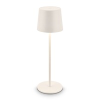 Stolní lampy dekorační - BRILO 7708016 Bota stolní lampa - 1,8W, 120lm, nabíjecí, LED, stmívatelné, dotykový vypínač, teplá bílá, bílá - BRILO