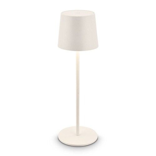Stolní lampy dekorační - BRILO 7708016 Bota stolní lampa - 1,8W, 120lm, nabíjecí, LED, stmívatelné, dotykový vypínač, teplá bílá, bílá - BRILO - foto 1