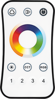Stmívače a regulátory LED - Univerzální dálkové ovládání 4 zóny RGB + CCT