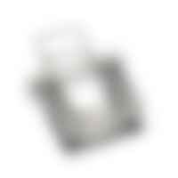 Úchyty a držáky pro Al profily - LA 1004932 GRAZIA 20 montážní pružiny chrom/hliník, 2 kusy - BIG WHITE (SLV)