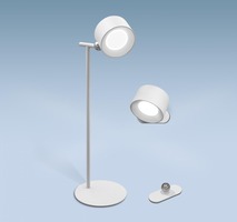 Stolní lampy dekorační - CEN PXLBI-013840 LED stolní lampa s odnímatelnou nabíjecí hlavou bílá 1.8W 4000K USB IP20 - CENTURY