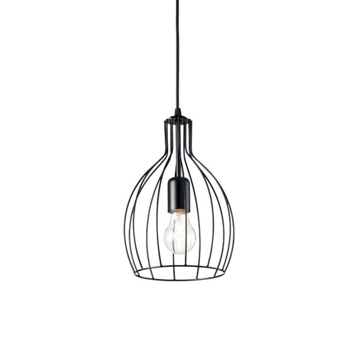 Kónická - ILUX 148151 Závěsné svítidlo Ideal Lux Ampolla-2 SP1 nero 148151 černé 20,5cm - IDEALLUX - foto 1