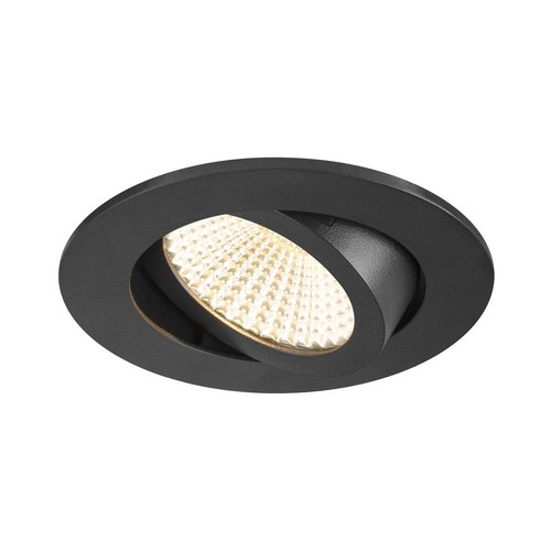 Kruhová - LA 1007392 NEW TRIA® 68 stropní vestavné svítidlo, 3000K, 60°, IP 20, kulaté, černá - BIG WHITE (SLV) - foto 1