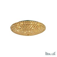 Dekorativní - ILUX 073262 Stropní a nástěnné svítidlo Ideal Lux King PL9 oro 073262 zlaté - IDEALLUX