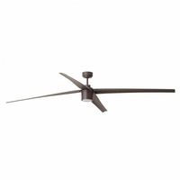 Ventilátory - FARO 33495 ATTOS XL LED, hnědá, stropní ventilátor s DC motorem - FARO