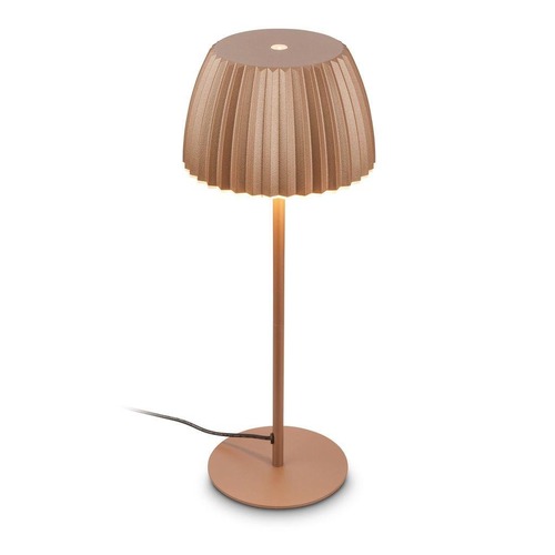 Stolní lampy dekorační - BRI 7625017 Loca stolní lampa - 8W, 800lm, LED, dotykový vypínač, stmívatelná, teplá bílá, kávová - BRILONER - foto 1
