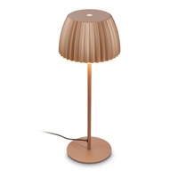 Stolní lampy dekorační - BRI 7625017 Loca stolní lampa - 8W, 800lm, LED, dotykový vypínač, stmívatelná, teplá bílá, kávová - BRILONER