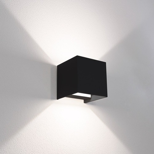 Nástěnná - CEN UDSNE-1010 Venkovní svítidlo APPLIQUE LED UPDOWN QUADRATO NERO 10W 2700-4000-6500K 800lm IP65 - CENTURY - foto 1