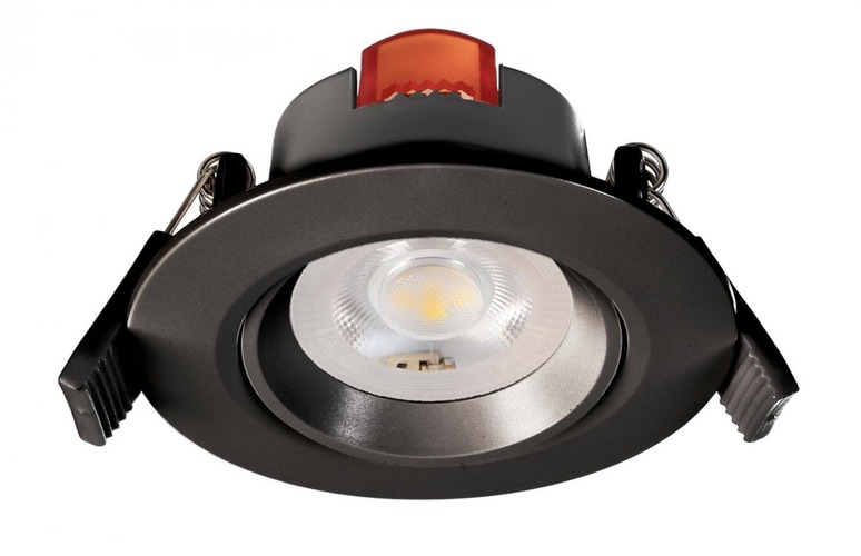 Kruhová - IMPR 565386 Deko-Light stropní vestavné svítidlo, SMD-68-230V-DIM-3000K-kulaté, 220-240V 6,5 W 3000 K 540 lm dopravní černá RAL 9017 - foto 1