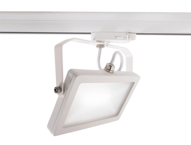 Svítidla - IMPR 707138 Deko-Light kolejnicový systém 3-fázový 230V Flood SMD, 15 W, 4000 K, bílá 220-240V AC/50-60Hz 15,00 W 4000 K bílá RAL 9016 192 mm - foto 1
