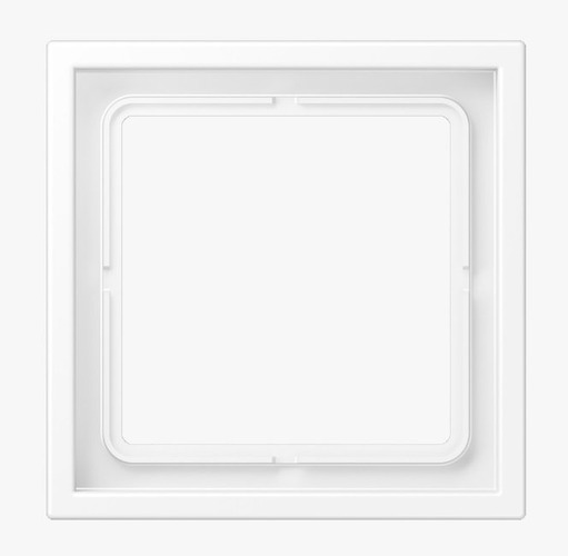 Vypínače a zásuvky - JU LSZ981BFWWM Rámeček bílý matný LSZ 981 BF WWM - JUNG - foto 1