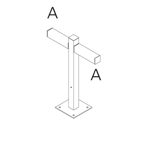 Sloupková - AR T4505C30 Walking - stojna 600 - 2x180° hlavy - A 60h - ARTEMIDE - foto 1
