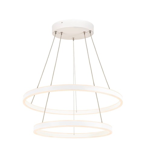 Kruhová - LA 1004768 ONE DOUBLE PD DALI UP/DOWN vnitřní LED závěsné svítidlo bílé CCT switch 3000/4000 K - BIG WHITE (SLV) - foto 1