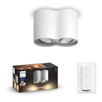 Bodová - PH 8720169320178 Hue WA Pillar bodové LED svítidlo GU10 2x5W 350lm 2200-6500K IP20 bílá + ovladač - PHILIPS