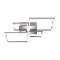 Hranatá - BRILO 3128-018 LED rám 75 cm 2x48W 4000lm chrom - BRILO