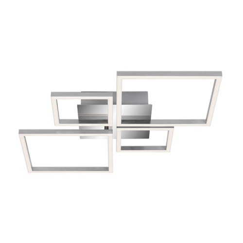 Hranatá - BRILO 3128-018 LED rám 75 cm 2x48W 4000lm chrom - BRILO - foto 1