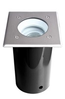 Zapuštěná - IMPR 730479 Deko-Light zemní svítidlo Pavo hranaté 220V GU10 9W stříbrné - LIGHT IMPRESSIONS