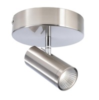 Bodová - IMPR 348111 AKCE - Deko-Light stropní přisazené svítidlo Becrux I 230V 6W 3000 K 490 lm stříbrná