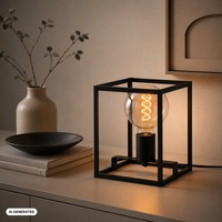 Stolní lampy dekorační - BRI 7020-015 Stolní lampa, 17 cm, max. 40 W, černá - BRILONER