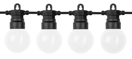 LED venkovní světla - Venkovní solární String Lights - Milky - G50 10M 20pcs