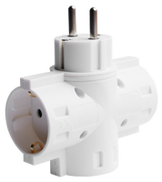 Zásuvky a adaptéry - 3-cestný adaptér