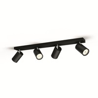 Bodová - PH 50594/30/PN Bodové svítidlo Philips Kosipo 50594/30/PN černé 4x max.10W - PHILIPS (915005532301)