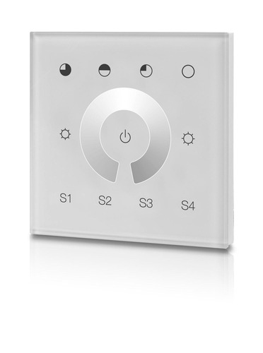 Ovladače a stmívače pro jednobarevné LED pásky - SLC S52034 Ovládání MCU MONO dotykový nástěnný panel DALI IP20 - TLG - foto 1