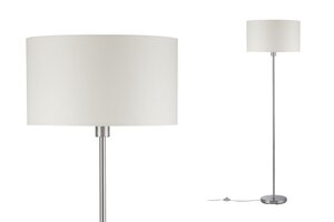 Stojací lampy - P 70922 Stojací lampa Tessa max.50W E27 krémová + kartáč.železo - PAULMANN