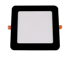 LED panely - 18W LED Vestavěný Slim modul Square 3CCT Černá