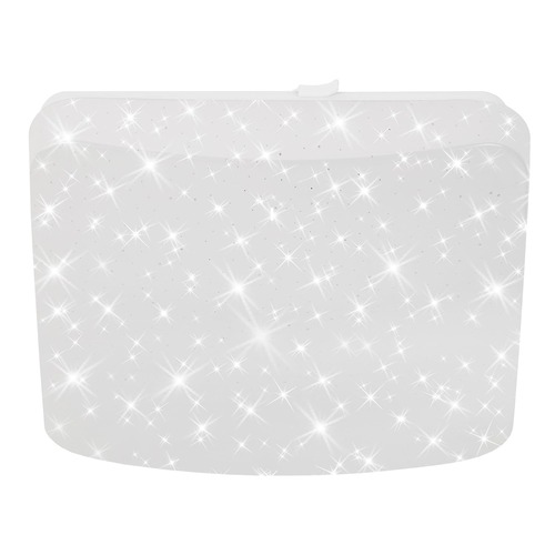 Hranatá - BRILO 3347-016 LED stropní svítidlo hvězdné nebe, 27 cm, 12 W, bílé - BRILO - foto 1